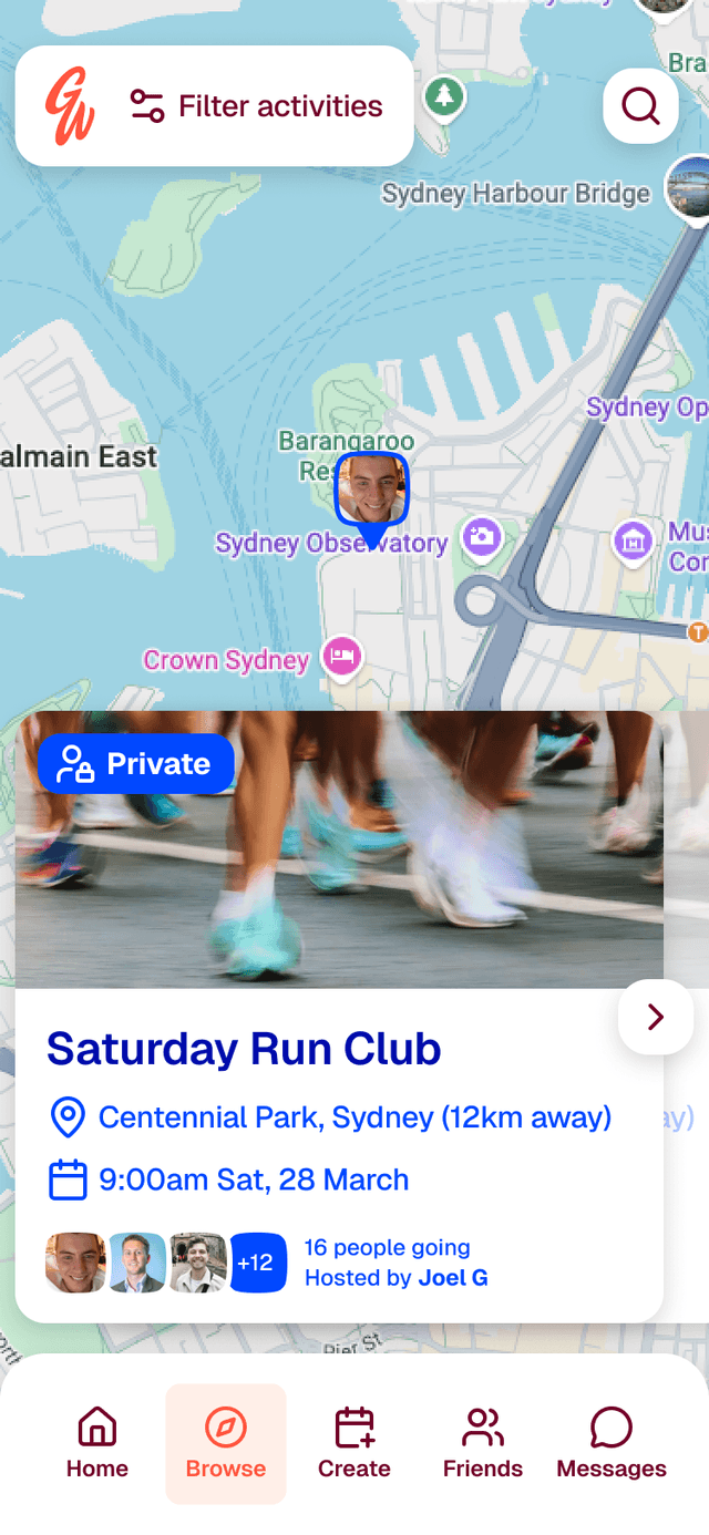 Browse what's nearby